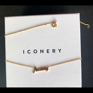 Jen Gotch x Iconery Anxiety necklace